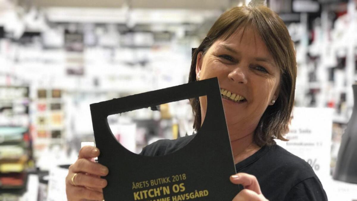 Av 150 Kitch´n-butikkar, blei Marianne Havsgård sin på AMFI Os kåra til den beste i 2018.