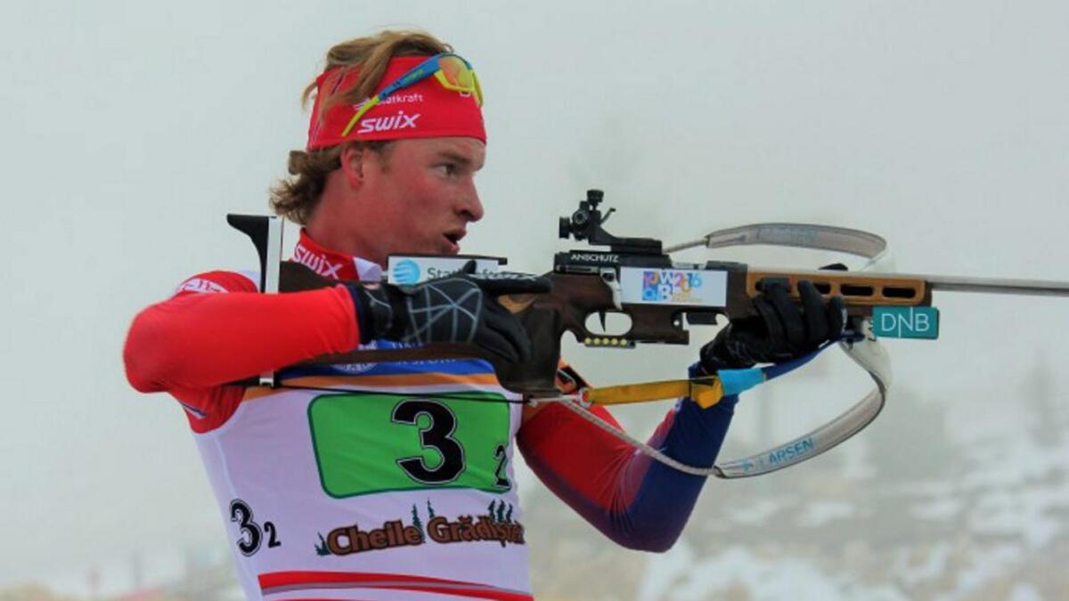 Aleksander Fjeld Andersen skaut seg bort frå medaljekampen i Oserblie.