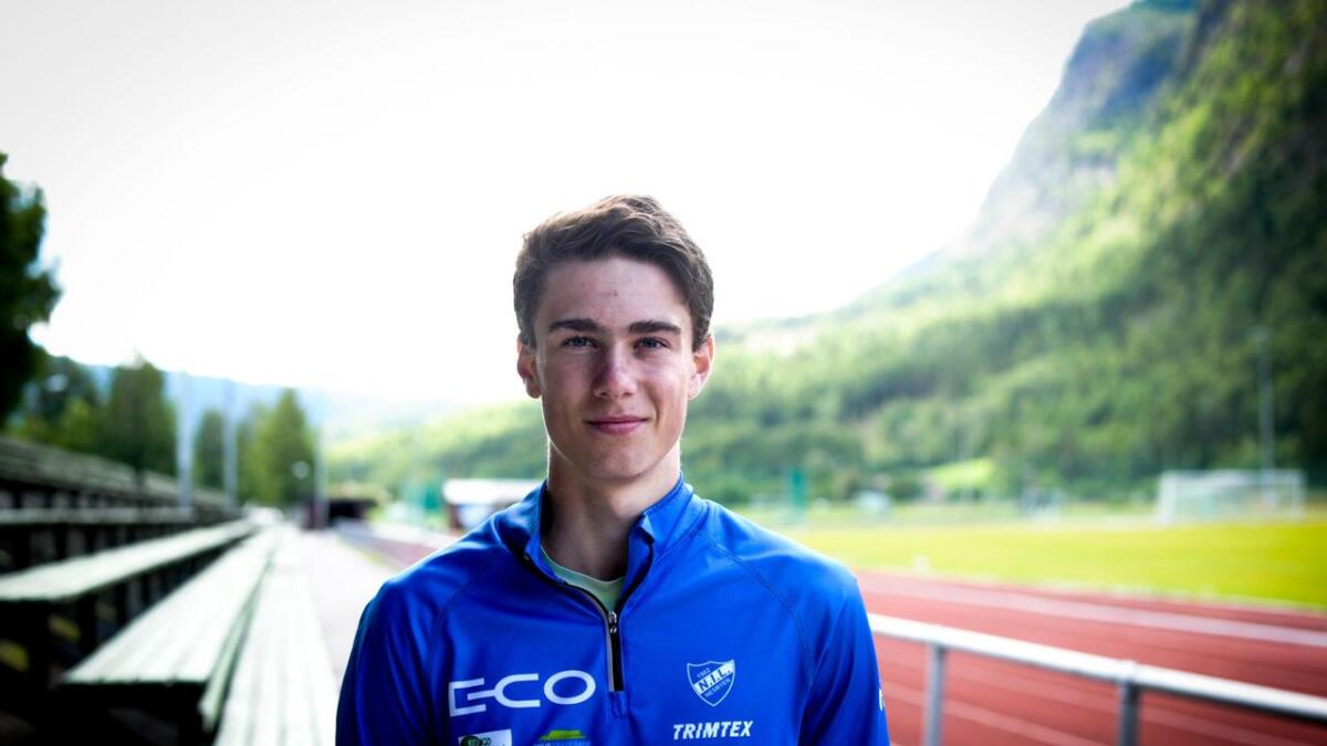 Sondre Juven (18) tok sundag sølv på 800 meter i ungdoms NM.