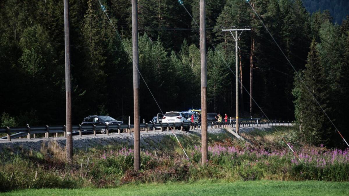 Trafikkulykka skjedde på Rv7 mellom Torpomoen og den vestre avkøyringa til Torpo.