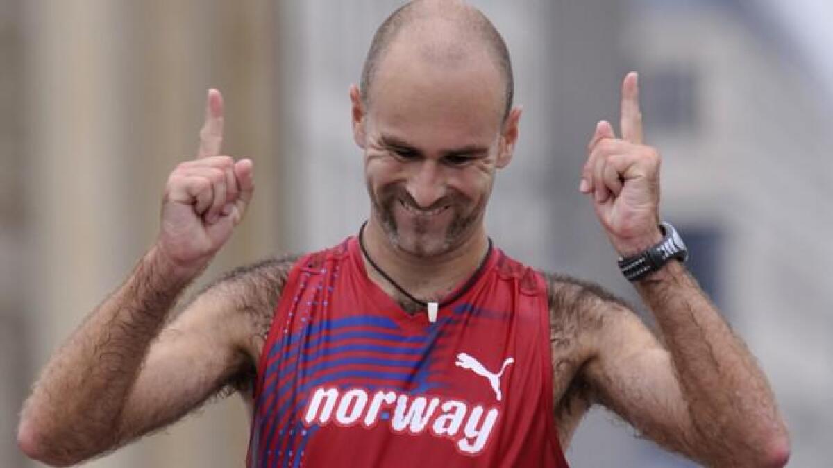 Her jublar Trond Nymark for VM-sølv på 50 km. Sju år etter kan bergensaren konstatera at medalje-valøren eigentleg var gull.