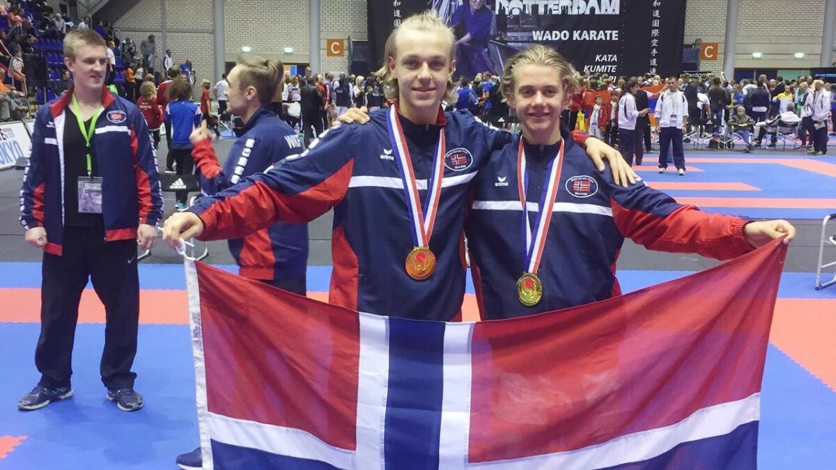 Armin Palislamovic og Benjamin Askvik tek med to norske EM-gull heim til Os.