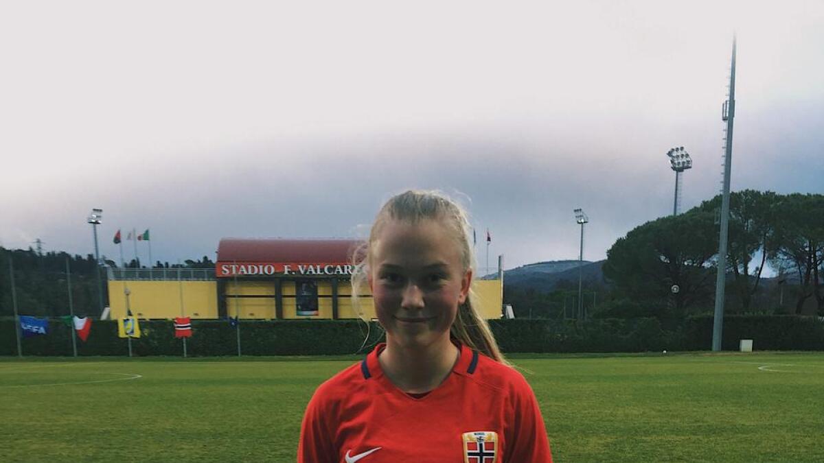 Emilie Bølviken debuterte på landslaget i januar i år.