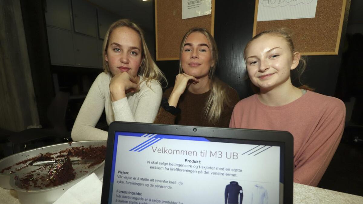 Marthe Færøvik, Maria Rynning og Marthe Gaassand ønskjer å hjelpa dei som er råka av kreft, samstundes som dei tener pengar til verksemda si.
