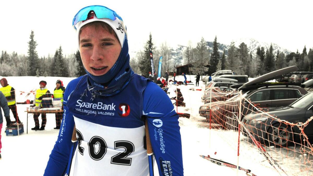 Kasper Herland vann 16-årsklassen under Hovudlandsrennet i langrenn på Tolga.