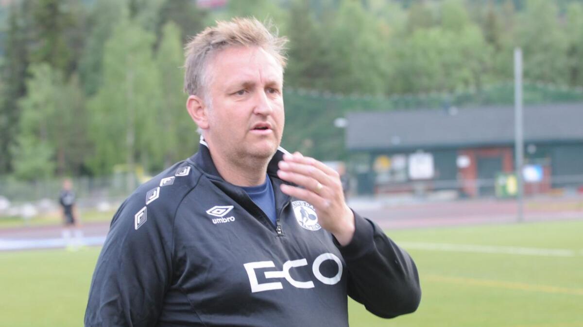 HFK og trenar Jan-Eirik Thorberg tapte mot Steinberg laurdag.