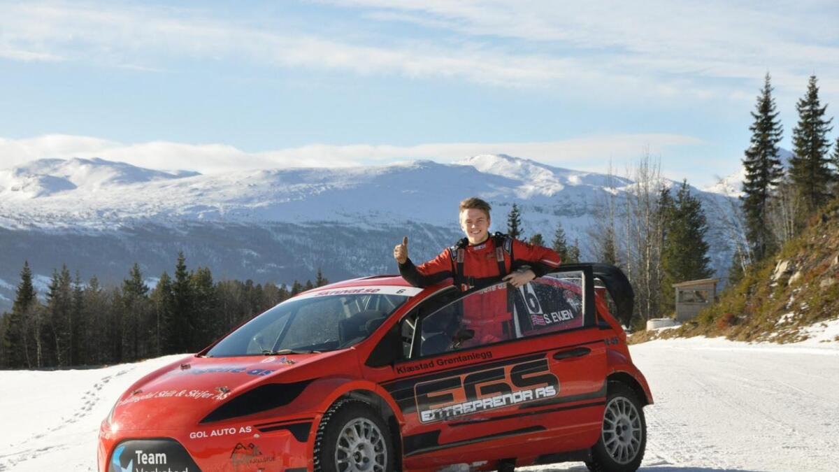 Sondre Evjen er klar for Rally X on Ice på heimebane.