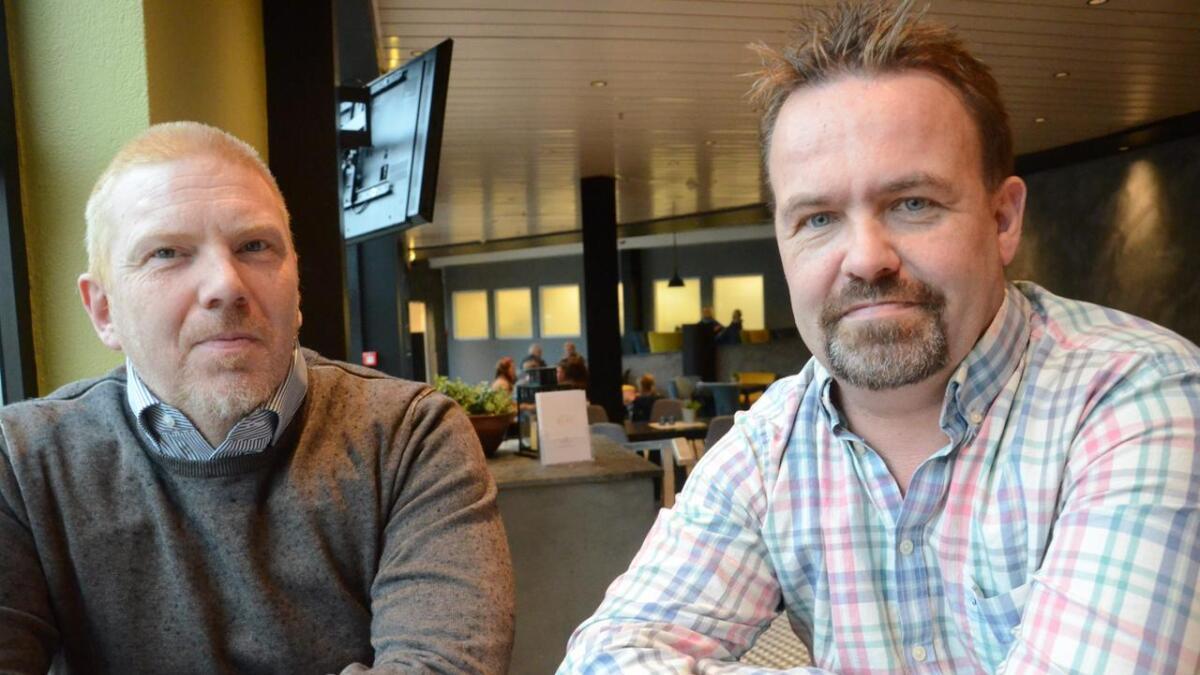 Andreas Hyldetoft (t.v.) og Kjell Torstein Hagen er med i styret i den nystifta foreninga Rush mot Rus.