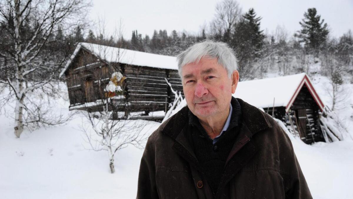 Lidvard Hytta stortrivst som aktiv pensjonist øvst i fjellbygda Tunhovd.
