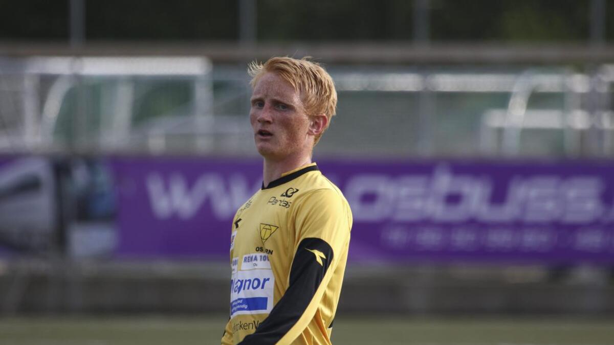 Knut Spangelo Haga var kaptein mot Brann 2, då Marius Mikkelsen var ute med sjukdom.