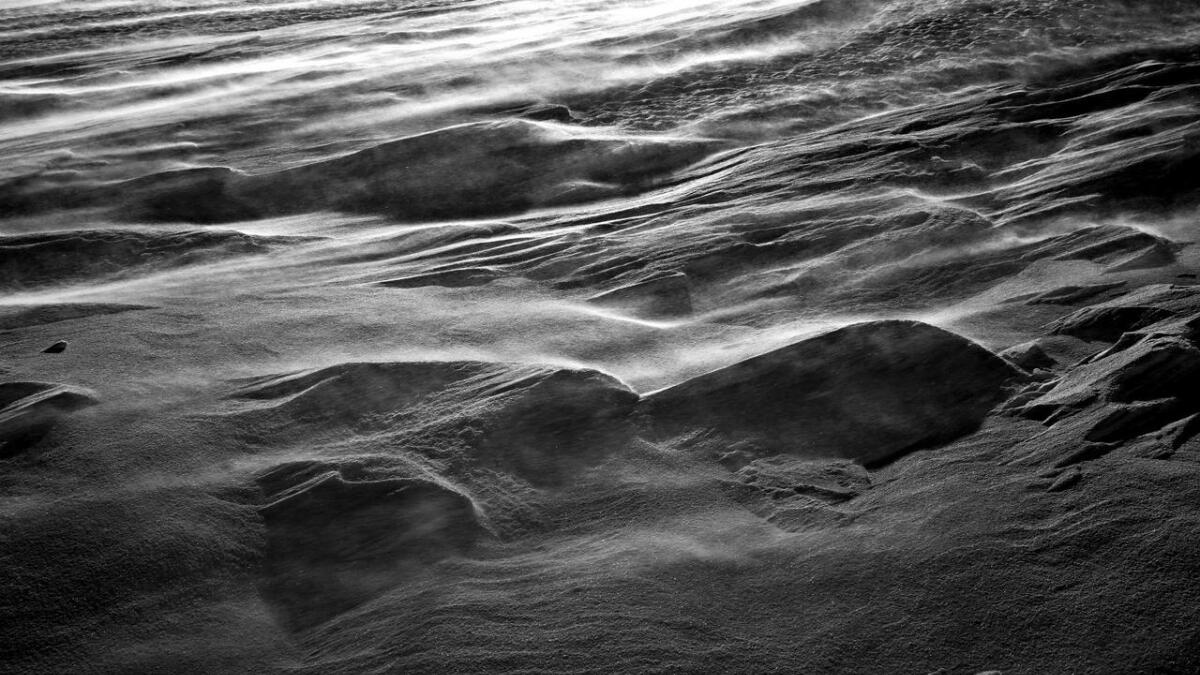 Snow. The shadows of Wind.